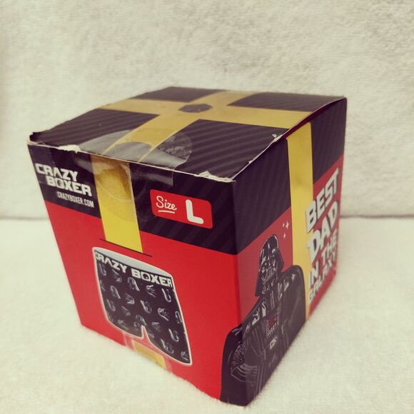 Star Wars "Best Dad in the Galaxy" Men's Boxer Brief Size Large "L"  NEW in Box - Picture 6 of 8